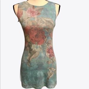 Nallie& Millie tank top hipster floral blue med